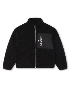 LANVIN Black Zip-Up Pocket  jacket
