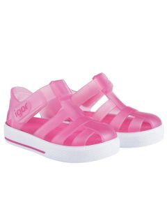 Igor Boys Pink 'Star' Jelly Sandals