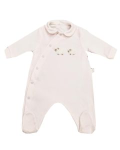 Il Gufo Baby Pink Fluffy Sheep Babygrow