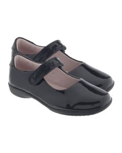 Lelli Kelly Classic Black Patent School Shoe (F Fitting)