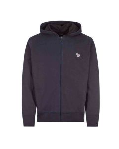 Paul Smith Boys Navy Blue Zip Up Jacket With Stripes down the Arms