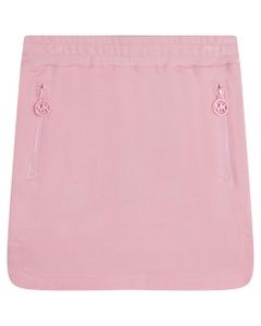 Michael Kors Girls Pink Skirt With Logo-Waistband