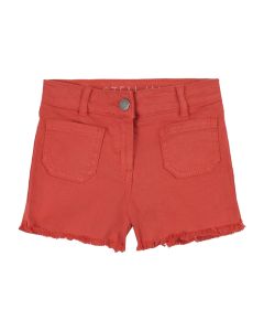Stella McCartney Girls Red Denim Shorts