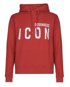DSQUARED2 ICON Red Logo Hoody