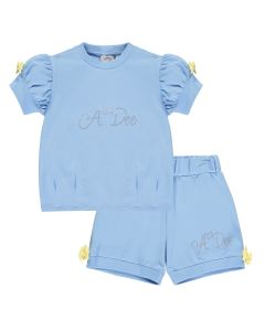 A Dee Blue 'JANICE' Top And Shorts Set