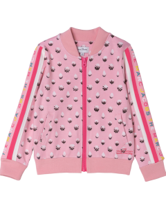 The Marc Jacobs Pink Star Print Zip Up Top