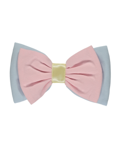 A'Dee Tennis Club 'Valencia' Pale Pink And Blue Double Bow Clip