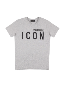 DSQUARED2 ICON Grey Short Sleeve T-Shirt