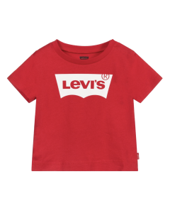 Levi&#039;s Baby Boy Bright Red T-shirt With White Logo