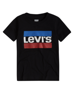 Levi&#039;s Boy&#039;s Black Short Sleeved Sporty T-Shirt