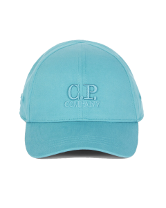 C.P. Company Boys Turquoise &#039;Gabardine Goggle&#039; Cap