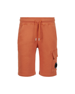 C.P. Company Boys Orange Lens Fleece Shorts