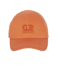 C.P. Company Boys Orange &#039;Gabardine Goggle&#039; Cap