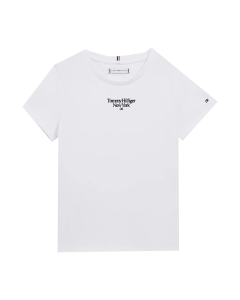 Tommy Hilfiger Girls White &#039;NYC&#039; Short Sleeve T-shirt