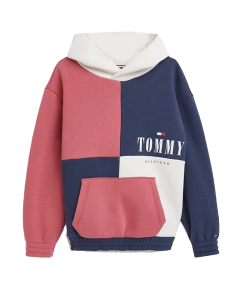Tommy Hilfiger Unisex Colour Block Hooded Sweatshirt
