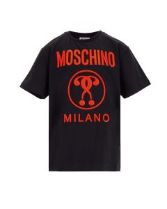 Moschino Kids Double Question Red Logo Tshirt
