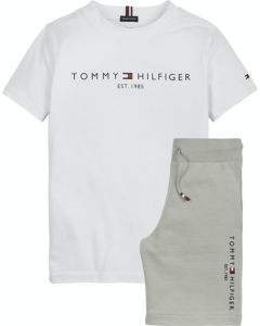 Tommy Hilfiger Boys White And Beige Essential Summer Set