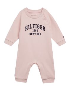 Tommy Hilfiger Baby Pale Pink 'Varsity' Babygrow