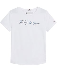 Tommy Hilfiger Girls White T-shirt