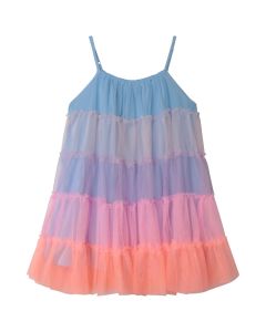 Billieblush Girls Blue & Pink Tulle Dress
