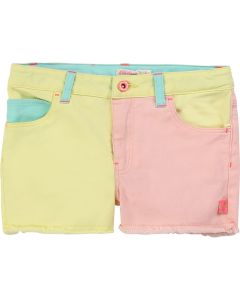 Billieblush Pink & Yellow Cotton Shorts