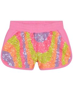 Billieblush Girls Mult-Coloured Sequinned Shorts