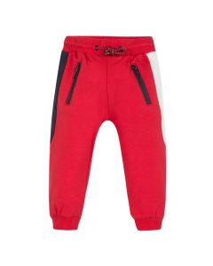 3Pommes Boys Red,Navy Blue and White  Joggers