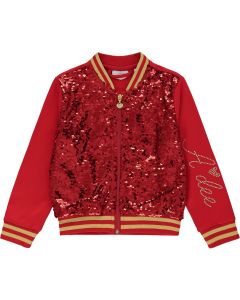 A&#039;Dee Queen &#039;Crystal&#039; Red Sequin Jacket