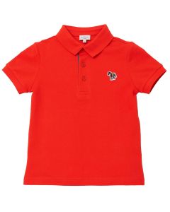 Paul Smith Junior Boys Bright Red Polo Shirt