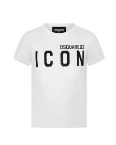 DSQUARED2 ICON Kids White Relax Fit T-Shirt