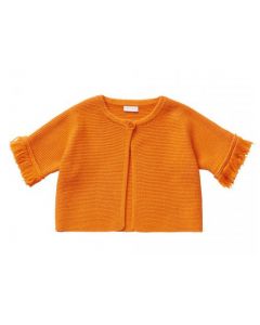 IL Gufo Girl's Orange Cardigan 