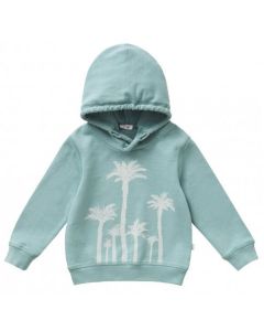 IL Gufo Boy's Palm Print Hooded Sweatshirt