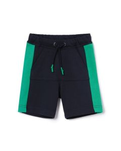 Il Gufo Boys Navy and Emerald Shorts