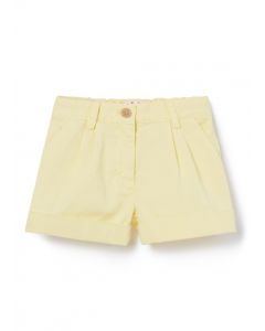 Il Gufo Girls Yellow Cotton Shorts