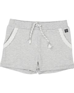 Carrément Beau Girls Grey Jersey Shorts