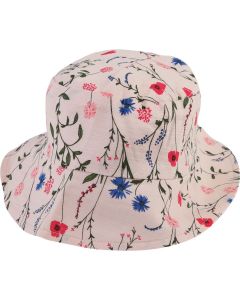 Carrément Beau Baby Girls Floral Cotton Sun Hat