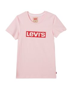 Levi's Girls Pink Slim Fit Logo T-Shirt