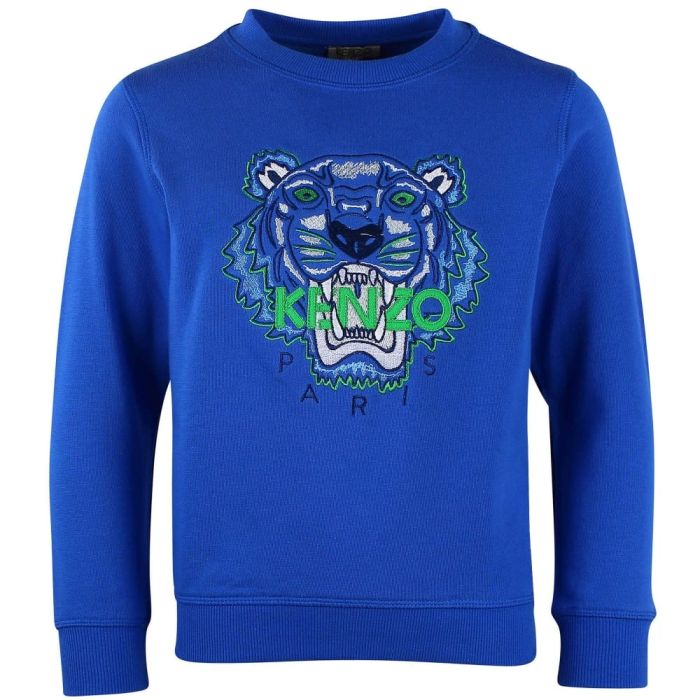Mild Comorama beruset Kenzo Kids Blue Tiger Sweatshirt