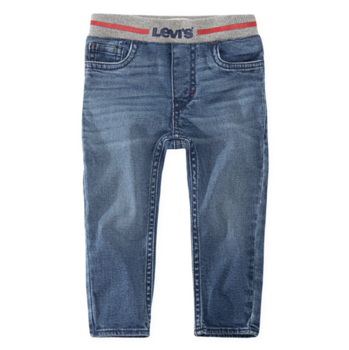 Levi's Baby Boy Blue Denim Jeans With Elasticated Waist