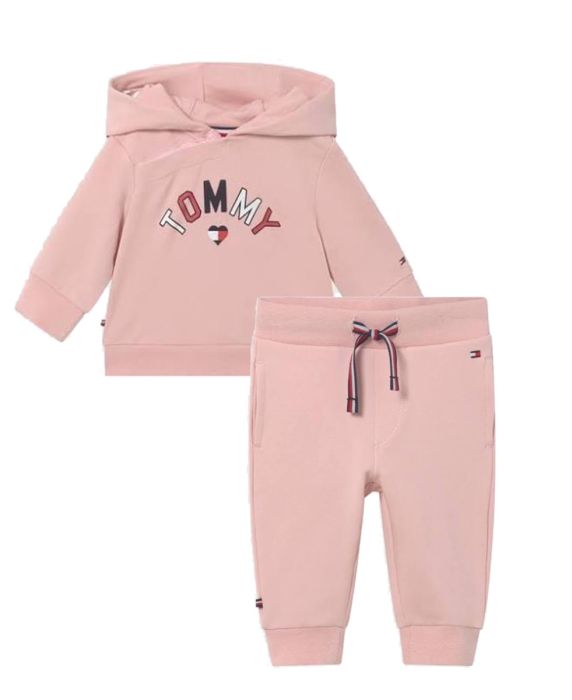 Tommy Hilfiger Baby Girl Tracksuit With Hooded Joggers